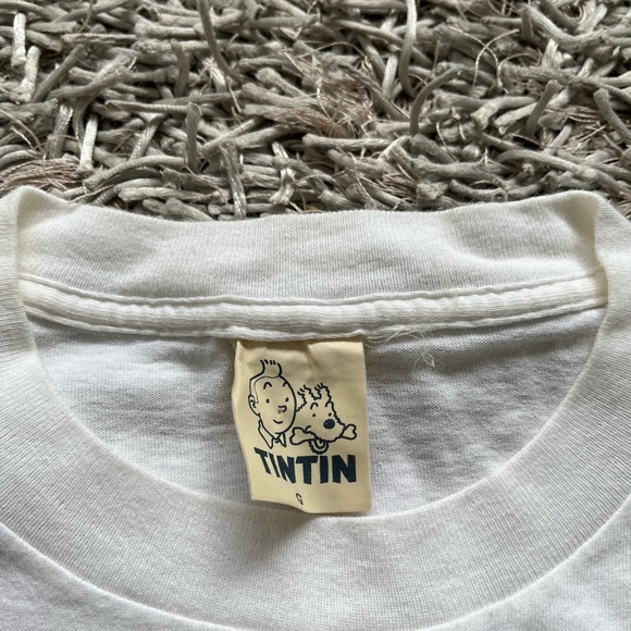 Tintin T-shirt Vintage "Le Sceptre S'ottokar" Sz Large Made in France - Picture 3 of 9